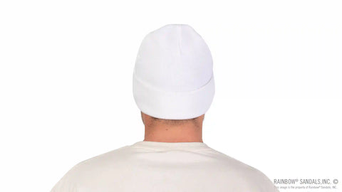 Basic Cuff Beanie with Long Ride Patch 100% Acrylic