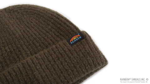 Marled Knit Beanie with Original Rainbow® Woven Label