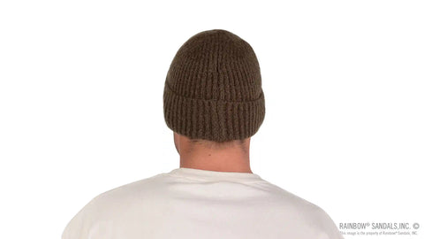 Marled Knit Beanie with Original Rainbow® Woven Label