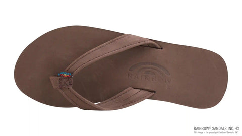 The Catalina - Single Layer Arch Support Premier Leather Tapered Strap