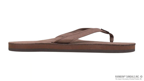 The Catalina - Single Layer Arch Support Premier Leather Tapered Strap