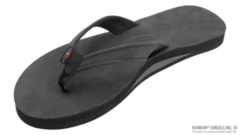 The Catalina - Single Layer Arch Support Premier Leather Tapered Strap