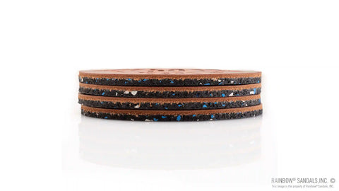 Coaster 4 pack - Rust - Leather