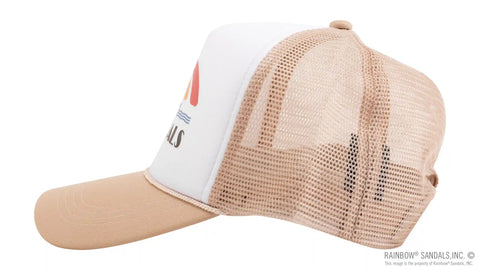 Rainbow Trucker Hat - Vintage Logo