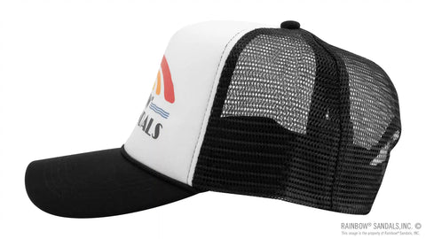 Rainbow Trucker Hat - Vintage Logo