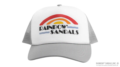 Rainbow Trucker Hat - Vintage Logo