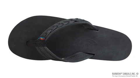 The Madison - Single Layer Arch Support with a Braid on a 3/4" Medium Rolled Strap