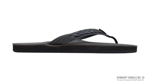 The Madison - Single Layer Arch Support with a Braid on a 3/4" Medium Rolled Strap
