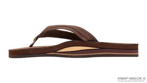 The Madison - Double Layer Arch Support with a Braid on a 3/4" Medium Rolled Strap