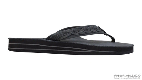 The Madison - Double Layer Arch Support with a Braid on a 3/4" Medium Rolled Strap