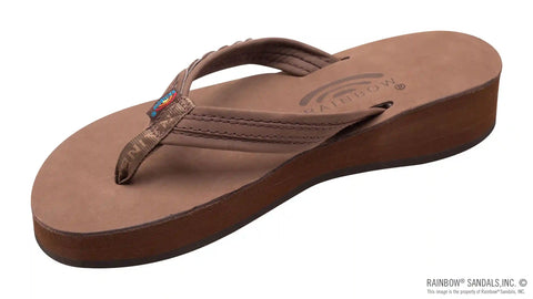 Madison Four Layer Wedge with a 3/4" Medium Braided Strap