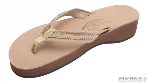 Madison Four Layer Wedge with a 3/4" Medium Braided Strap