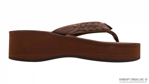 Madison Six Layer Wedge with a 3/4" Medium Braided Strap