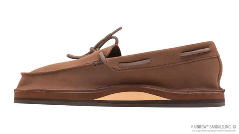 Women's Single Layer Milled Leather Mocca Loaf