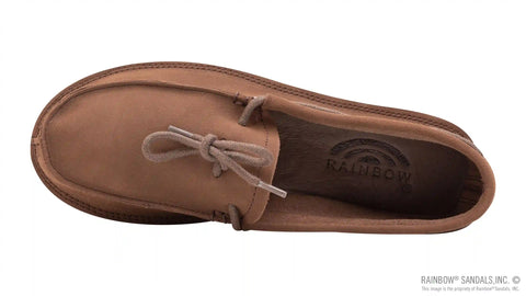 Women's Single Layer Milled Leather Mocca Loaf