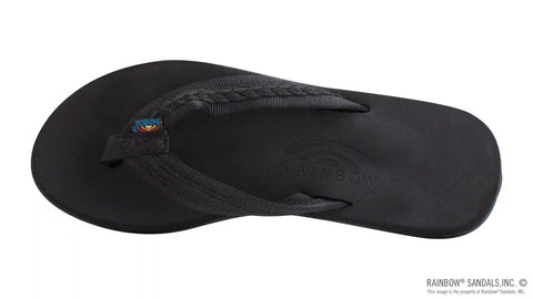 The Paisley – Ladies Soft Top Rubber with a 3/4" Nylon Flirty Braidy Strap