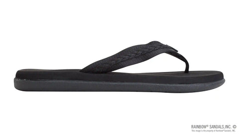 The Paisley – Ladies Soft Top Rubber with a 3/4" Nylon Flirty Braidy Strap