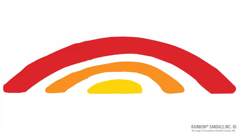 10" Dye Cut Sticker Rainbow Arch