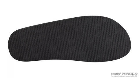 The Rastafarian - Single Layer Black Hemp with Rasta Mid Sole
