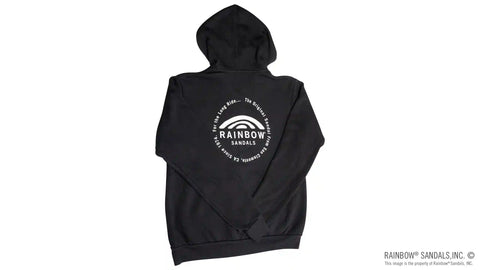 Unisex Sweatshirt with Circle Logo on Front and Back
