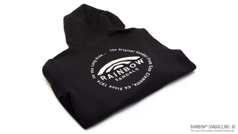 Unisex Sweatshirt with Circle Logo on Front and Back