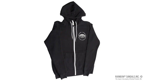 Unisex Sweatshirt with Circle Logo on Front and Back