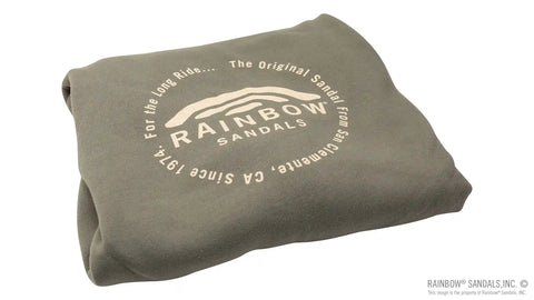 Unisex Sweatshirt with Circle Logo on Front and Back