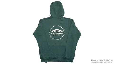 Unisex Sweatshirt with Circle Logo on Front and Back