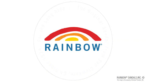 Rainbow Logo Sticker 4" Circle
