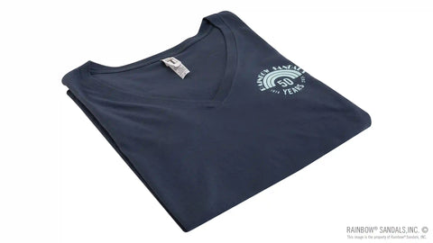 Ladies' V-Neck T-Shirt 50 Year Anniversary