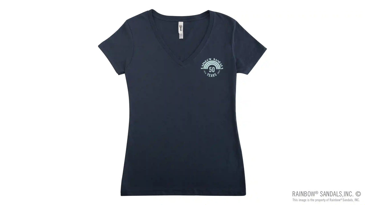 Ladies' V-Neck T-Shirt 50 Year Anniversary
