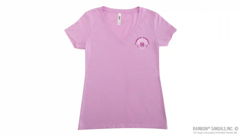 Ladies' V-Neck T-Shirt 50 Year Anniversary