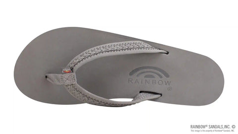 The Willow – Double Layer Arch Support Premier Leather with Inset Double Braided 3/4” Medium Strap