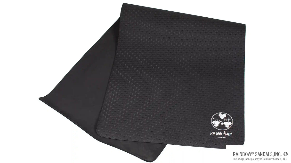 Gerry Lopez Yoga Mat - Black/Green Camo and 27" x 68"